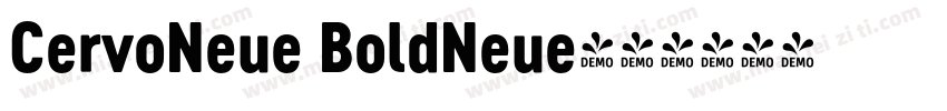 CervoNeue BoldNeue字体转换